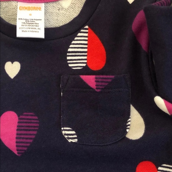 NWOT Gymboree girls sweatshirt dress - Picture 5 of 6